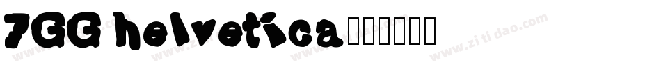 7GG helvetica字体转换